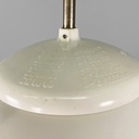 Lampadario in vetro opalino, 1970 ca.