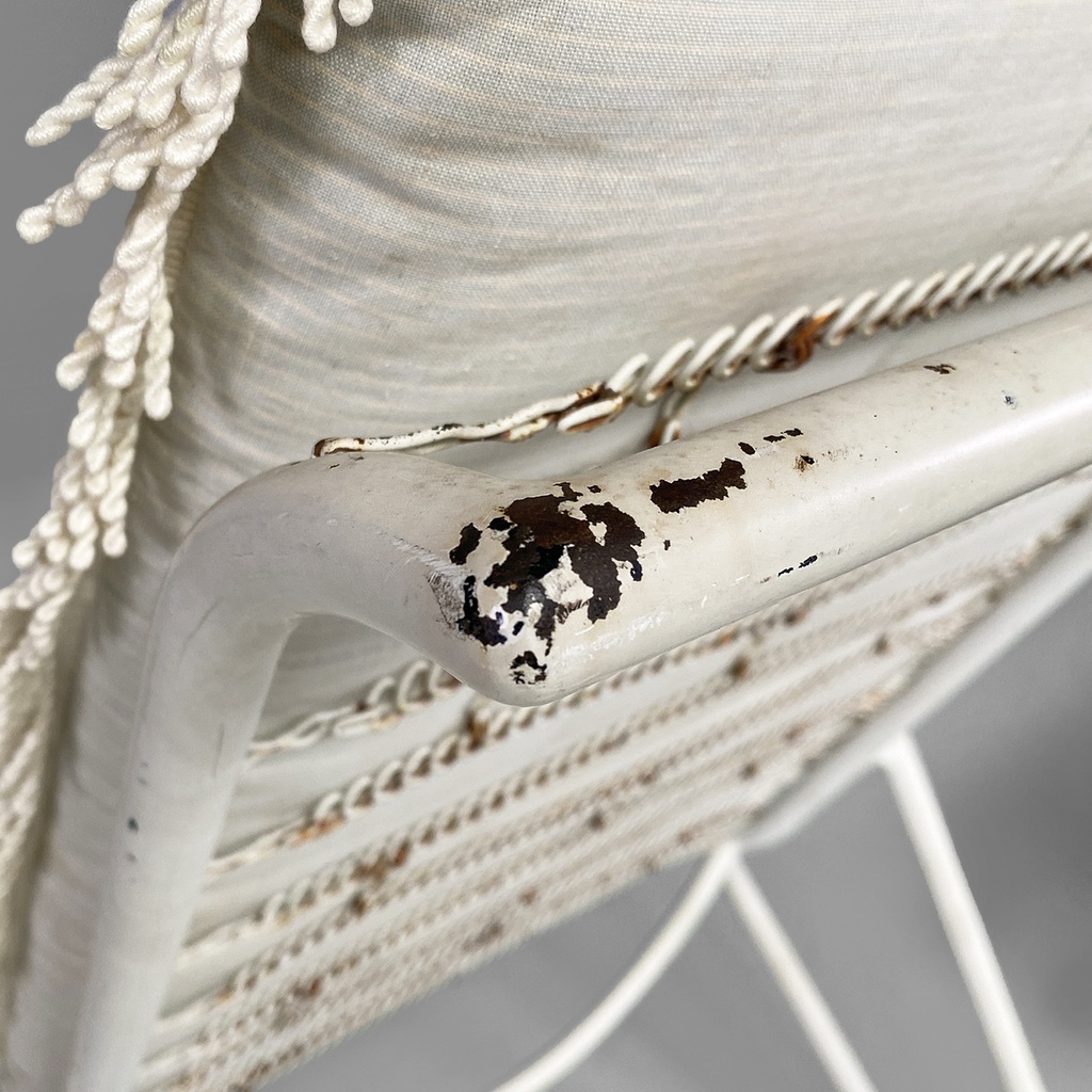 Poltrone da giardino in ferro, 1960 ca.