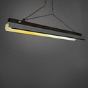 Lampadario in metallo con catena, 1940 ca.