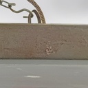 Lampadario in metallo con catena, 1940 ca.