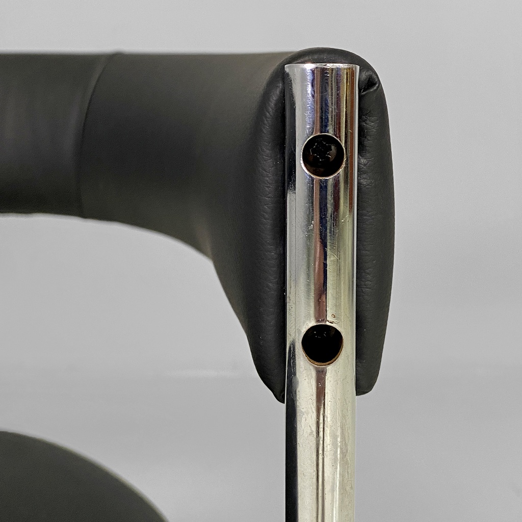 Sedie a pozzetto in acciaio, 1970 ca.