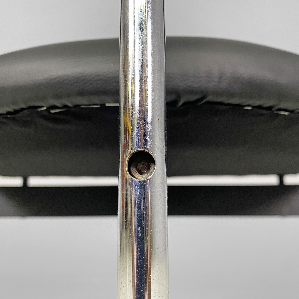 Sedie a pozzetto in acciaio, 1970 ca.