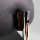 Sedie a pozzetto in acciaio, 1970 ca.