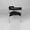 Sedie a pozzetto in acciaio, 1970 ca.