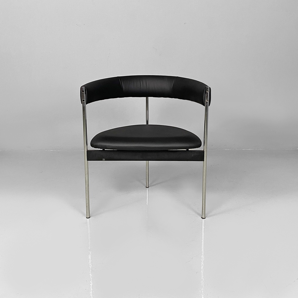 Sedie a pozzetto in acciaio, 1970 ca.