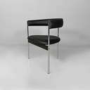 Sedie a pozzetto in acciaio, 1970 ca.