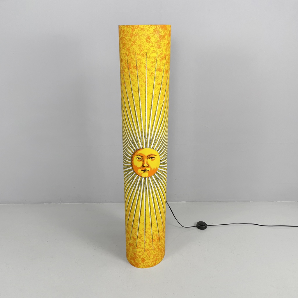 Lampada da terra Sole Piero Fornasetti per Antonangeli Illuminazione, 1990 ca.