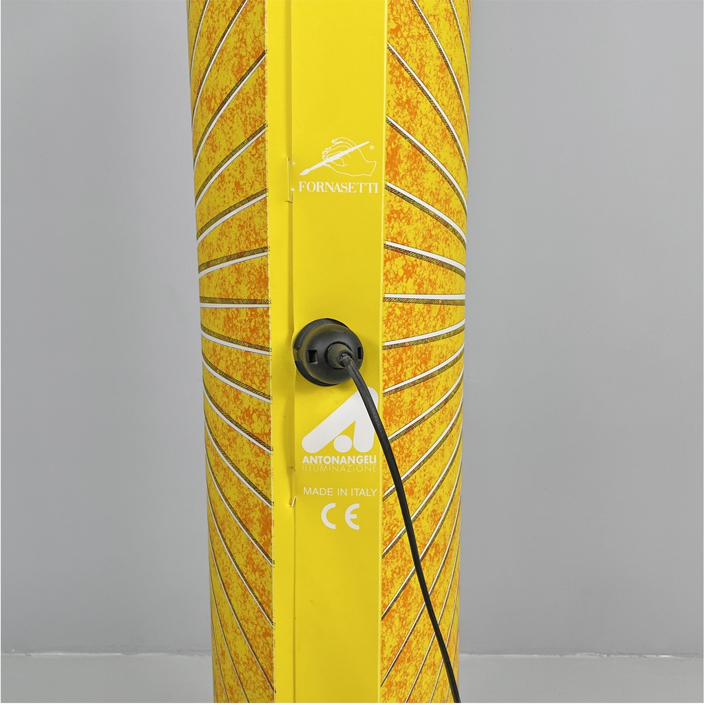 Lampada da terra Sole Piero Fornasetti per Antonangeli Illuminazione, 1990 ca.