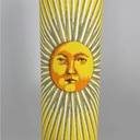 Lampada da terra Sole Piero Fornasetti per Antonangeli Illuminazione, 1990 ca.