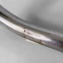 Poltrona in acciaio e pelle, 1970 ca.