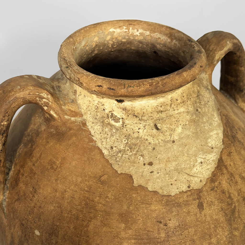 Vaso in terracotta con asole, 1950 ca.