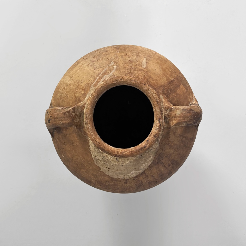 Vaso in terracotta con asole, 1950 ca.