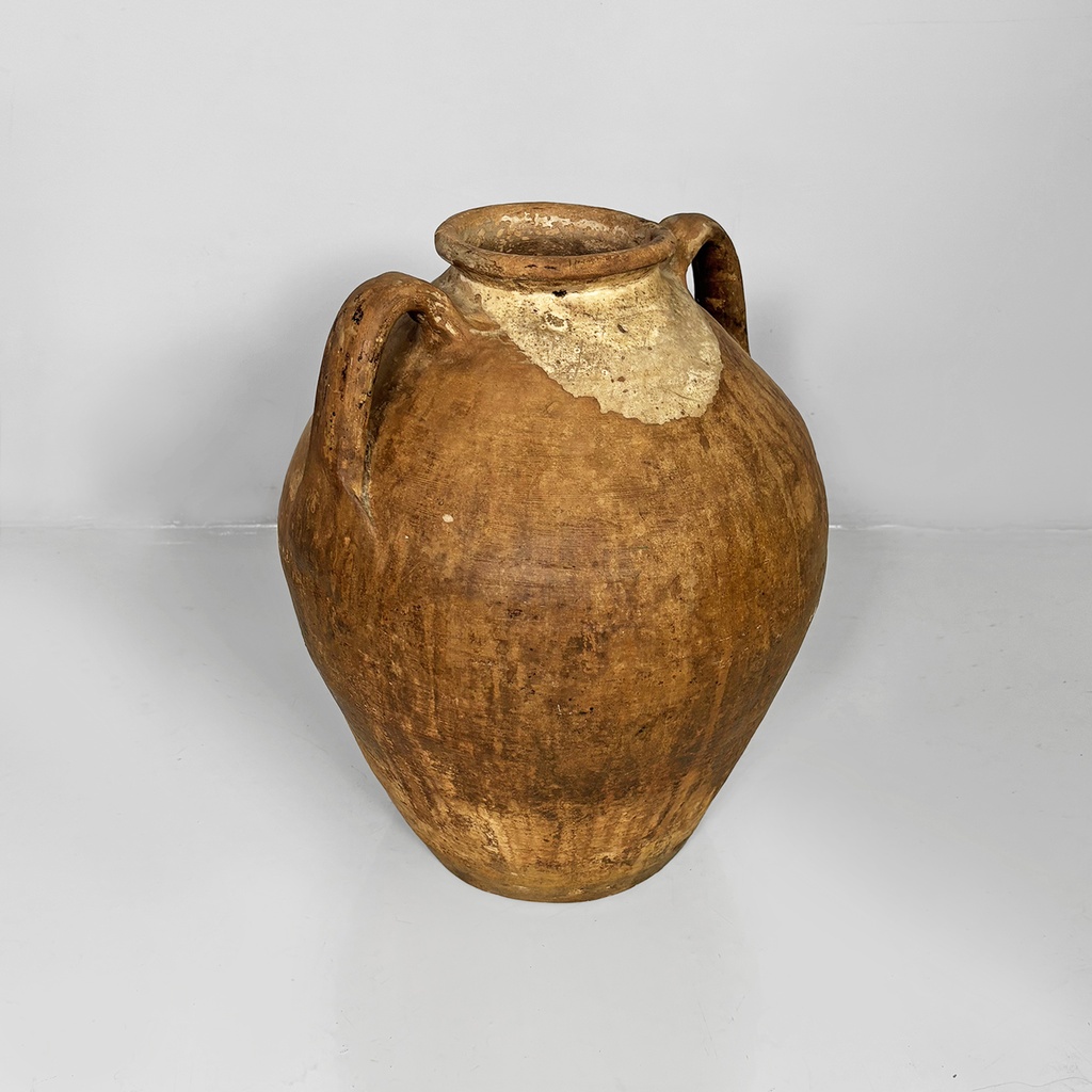 Vaso in terracotta con asole, 1950 ca.