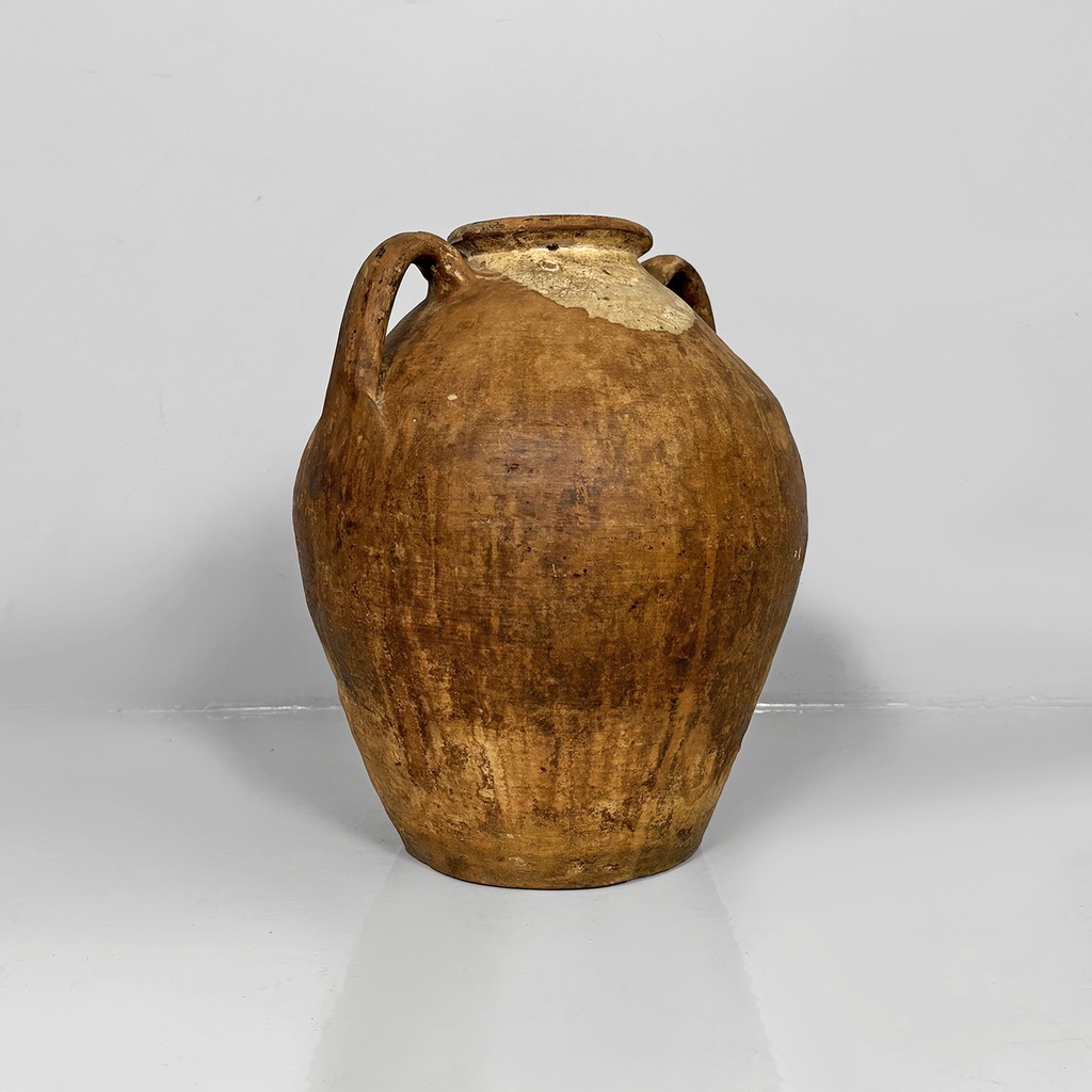 Vaso in terracotta con asole, 1950 ca.
