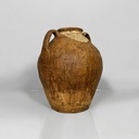 Vaso in terracotta con asole, 1950 ca.