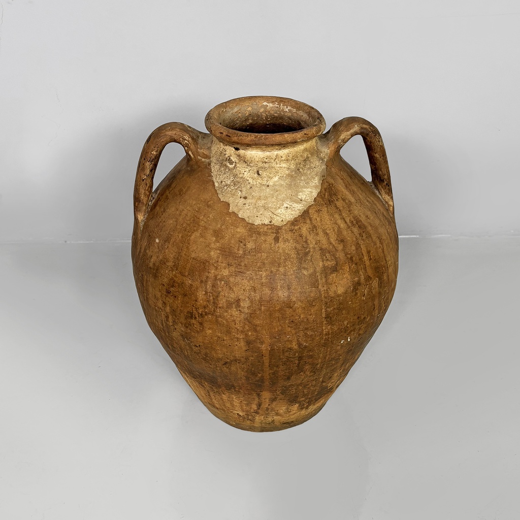 Vaso in terracotta con asole, 1950 ca.