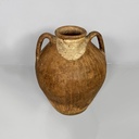 Vaso in terracotta con asole, 1950 ca.