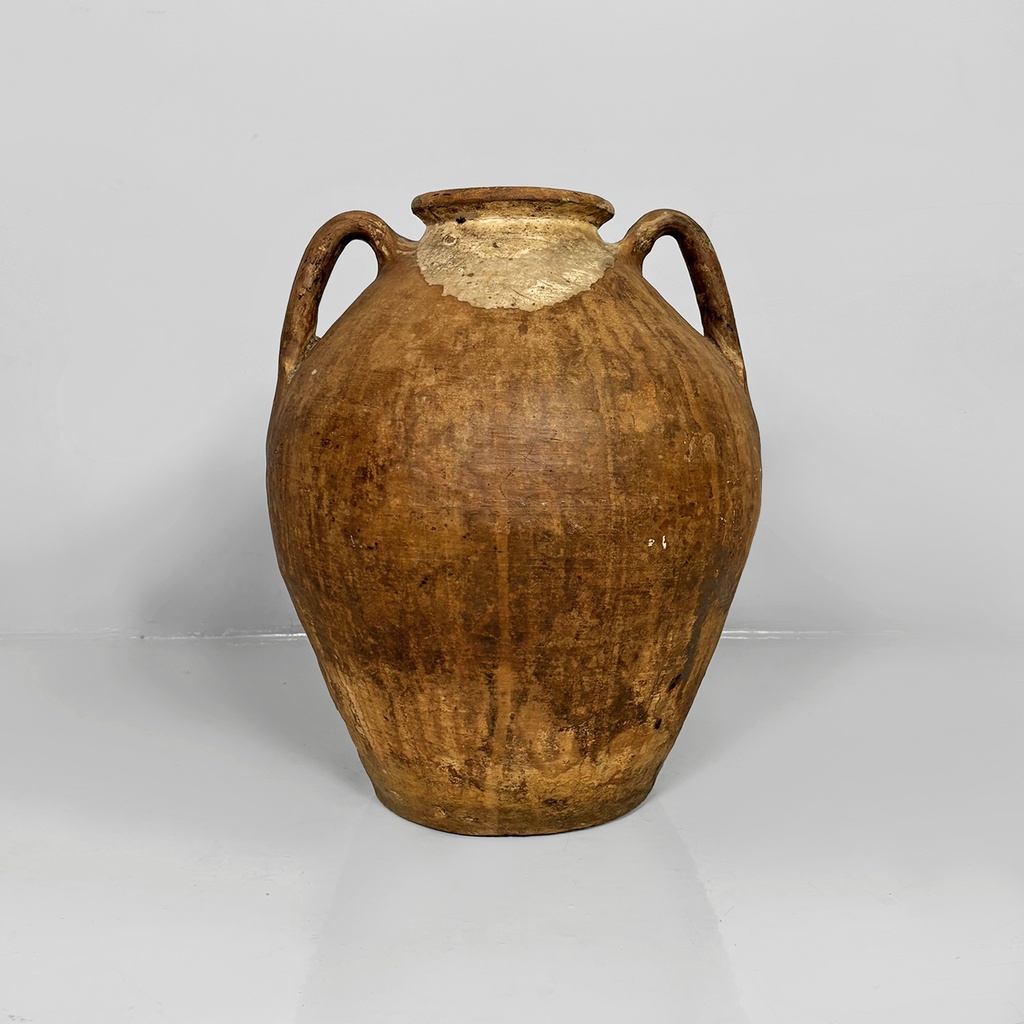 Vaso in terracotta con asole, 1950 ca.