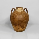 Vaso in terracotta con asole, 1950 ca.