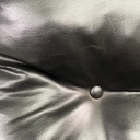 Poltrone in metallo e pelle nera sintetica, 1970 ca.