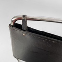 Sedie in pelle e acciaio, 1980 ca.