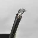 Sedie in pelle e acciaio, 1980 ca.