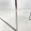 Sedie in pelle e acciaio, 1980 ca.