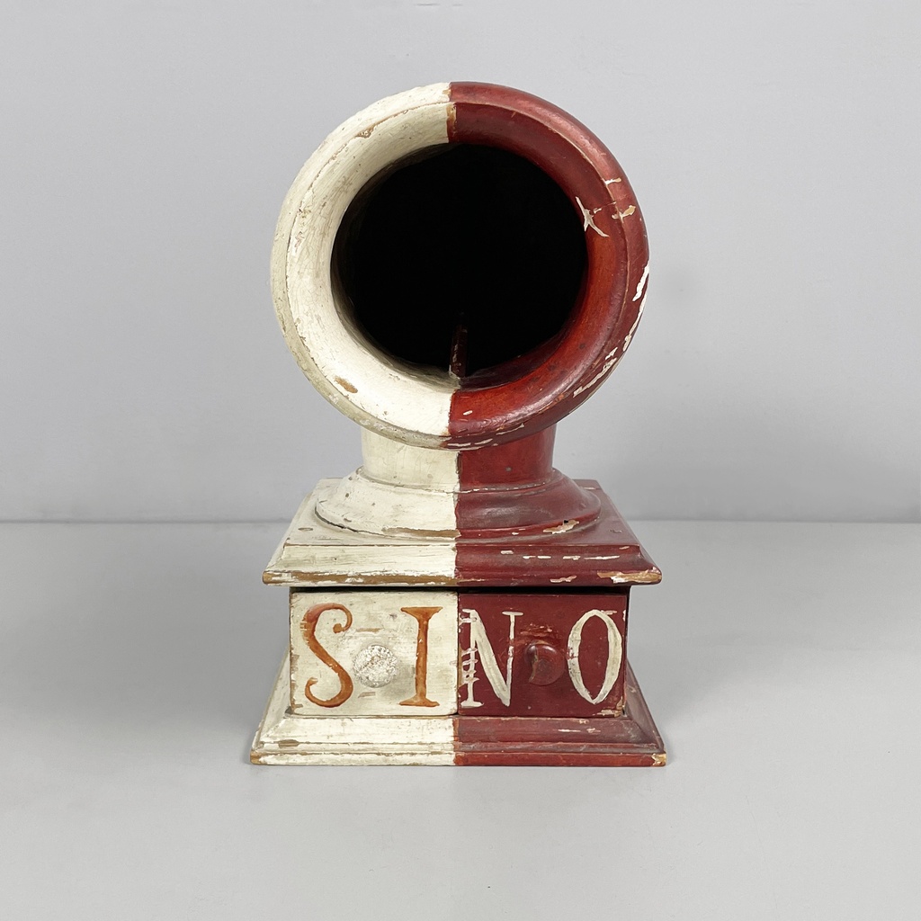 Strumento per il voto segreto in legno, 1800 ca.