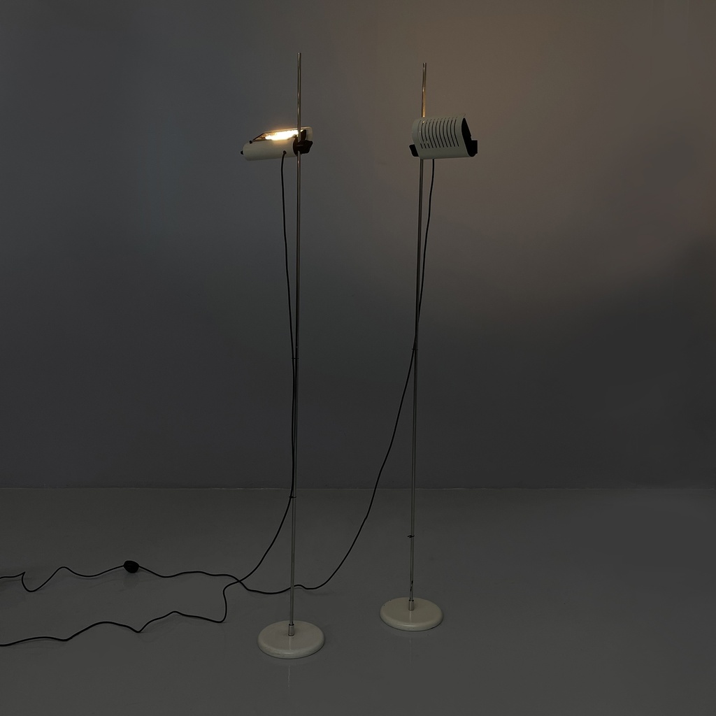 Lampada da terra Alogena 626L di Joe Colombo per Oluce, 1970 ca.