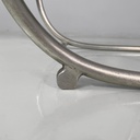 Sedie in sky rossa e metallo, 1930 ca.