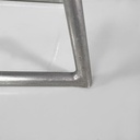 Sedie in sky rossa e metallo, 1930 ca.