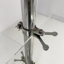 Libreria in metallo e vetro, 1980 ca.