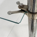 Libreria in metallo e vetro, 1980 ca.