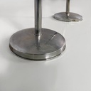 Libreria in metallo e vetro, 1980 ca.