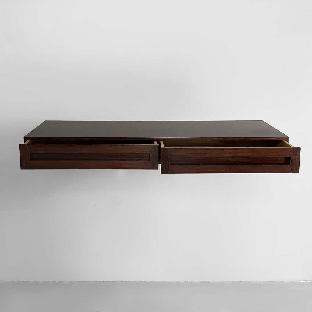 Consolle da parete in legno, 1960 ca.