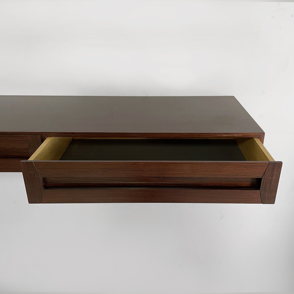 Consolle da parete in legno, 1960 ca.