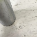 Tavolo da caffè in vetro, acciaio e marmo, 1980 ca.