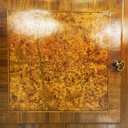 Consolle angolari in legno e marmo, 1700 ca.