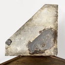 Consolle angolari in legno e marmo, 1700 ca.