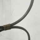 tavoli da caffè impilabili in metallo e vetro, 1940 ca.