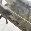 tavoli da caffè impilabili in metallo e vetro, 1940 ca.