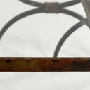 tavoli da caffè impilabili in metallo e vetro, 1940 ca.