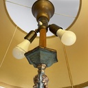 Lampada da terra in legno, 1940 ca.