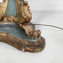 Lampada da terra in legno, 1940 ca.