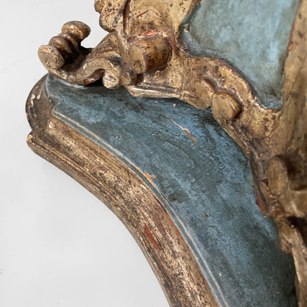 Lampada da terra in legno, 1940 ca.