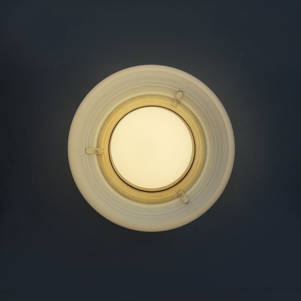Plafoniera Omega di Vico Magistretti per Artemide, 1970 ca.  