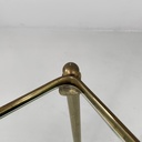 Tavoli da caffè in ottone e vetro, 1960 ca.