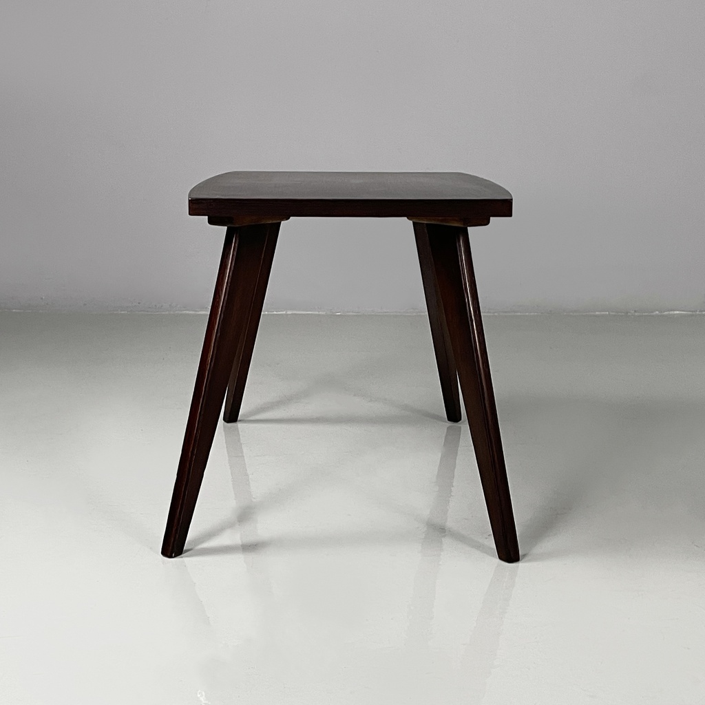 Tavolo da caffè in legno scuro, 1960 ca.