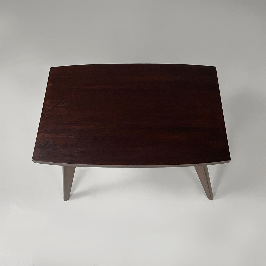 Tavolo da caffè in legno scuro, 1960 ca.