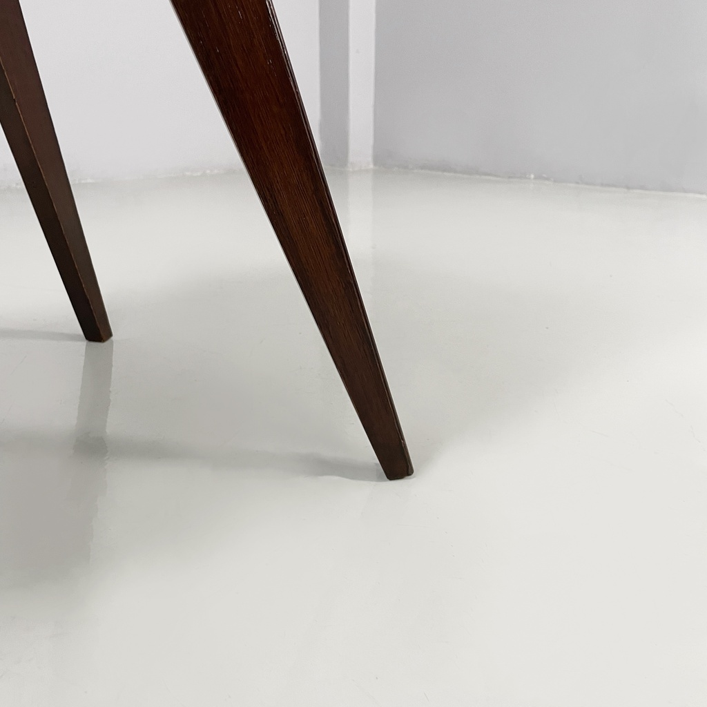 Tavolo da caffè in legno scuro, 1960 ca.